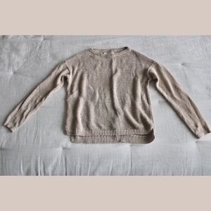 Beachy tan sweater